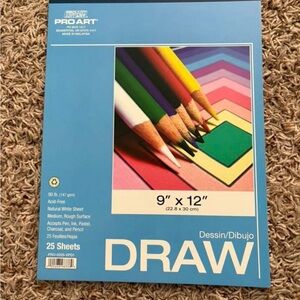 Drawing Pad with White Sheets